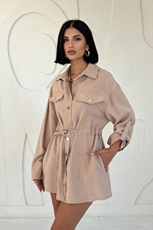 Vizon Çıtçıtlı Tünelli Gömlek