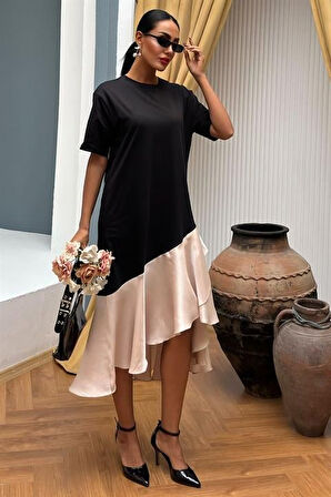 Volanlı Süprem Elbise 2864