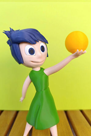 Inside Out (Ters Yüz) Neşe Karakteri Figürü – 20 cm Koleksiyonluk ve Hediyelik Dekoratif Figür