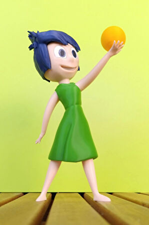 Inside Out (Ters Yüz) Neşe Karakteri Figürü – 20 cm Koleksiyonluk ve Hediyelik Dekoratif Figür