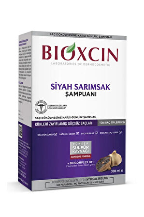 Saç Dökülmesine Karşı Siyah Sarımsak Şampuanı 300 ml-MFREYON00924