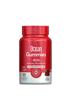 Ocean Gummies Iron 60 Jel Form