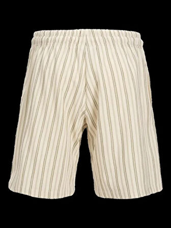 12275412 Beli Lastikli Keten Erkek Short Yeşil