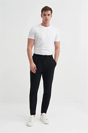 0009 Softshell Erkek Jogger Pantolon Siyah