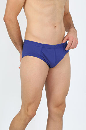 Erkek Pamuk 3lü Saks Slip 40129