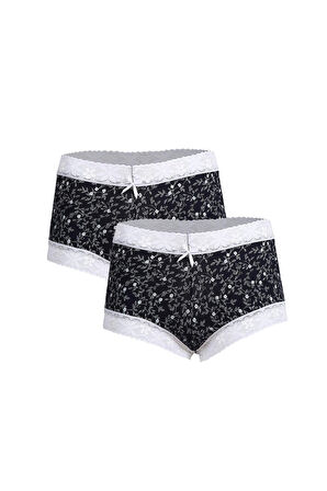 Kadın Pamuklu 2li Boxer Laci 40266