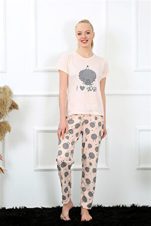 Kadın Kısa Kol Pijama Takım 20410