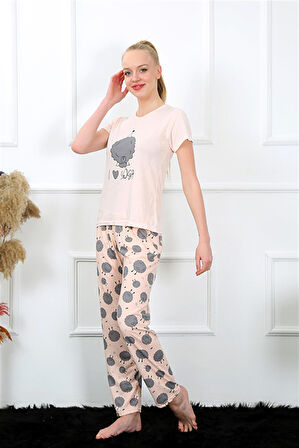 Kadın Kısa Kol Pijama Takım 20410