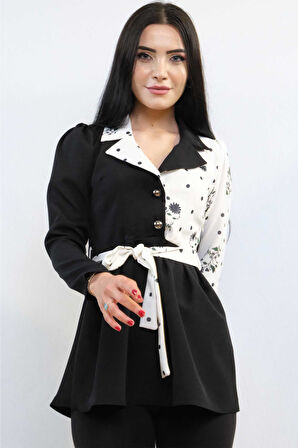 Ceket Model Bluz Siyah