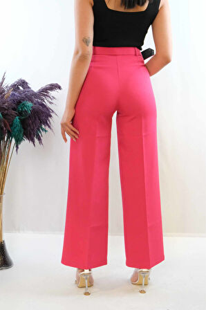 Kemerli Pantolon Pembe