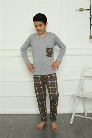 Erkek Çocuk Penye Pijama Takım 20387