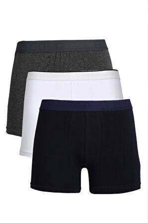 Erkek Penye 3'lü Boxer 40094