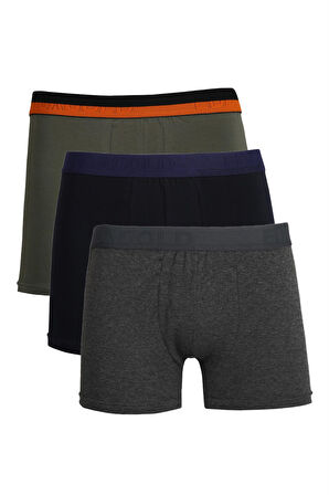 Erkek Penye 3'lü Boxer 40104