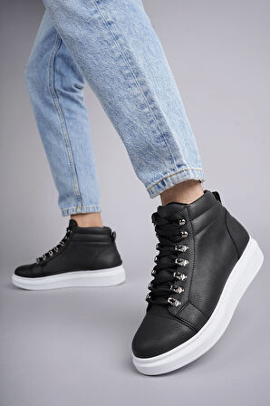 Bağcıklı Cilt Erkek Günlük Spor Bot