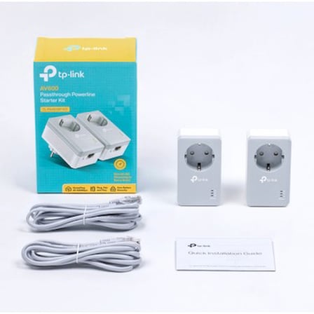 600 Mbps Hızında Powerline Adaptör ile 2 Port Ethernet