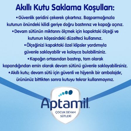 800 gr Aptamil 2 Prebiyotik içeren Devam Sütü