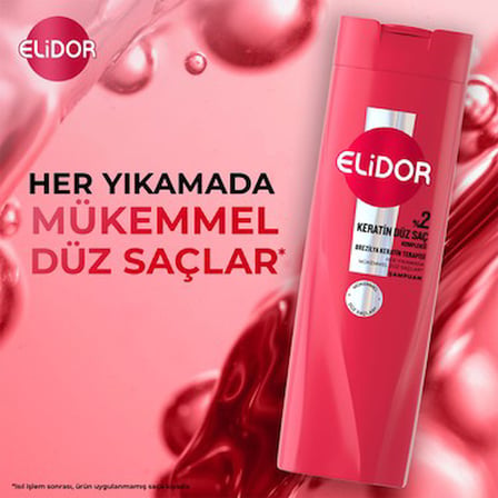 400 ml Yıpranmış Saçlar İçin Hidrolize Keratin İçeren Şampuan