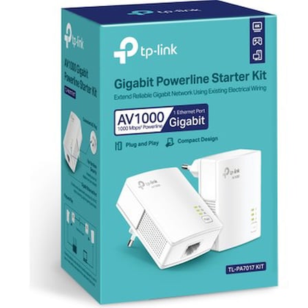 Tp-Link TL-PA7017 KIT 1000 Mbps Gigabit Powerline