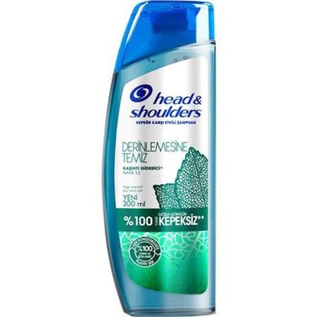 Head&Shoulders H&S Kaşıntı Giderici Nane Şampuan 300 ml Kepeğe Karşı Erkek Kullanıcılar İçin