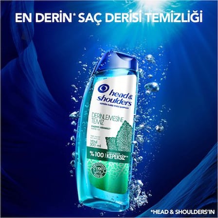 Head&Shoulders H&S Kaşıntı Giderici Nane Şampuan 300 ml Kepeğe Karşı Erkek Kullanıcılar İçin