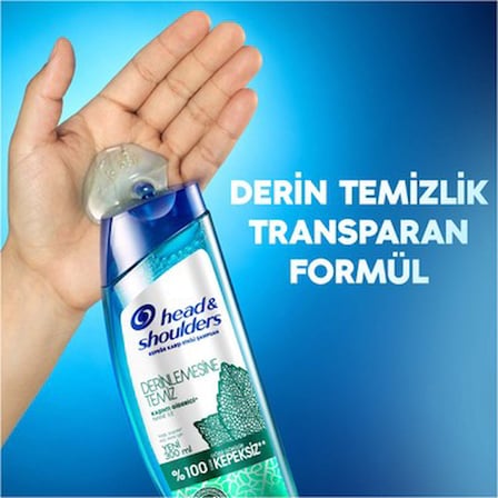 Head&Shoulders H&S Kaşıntı Giderici Nane Şampuan 300 ml Kepeğe Karşı Erkek Kullanıcılar İçin
