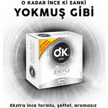 Okey Zero 45'li Prezervatif Avantaj