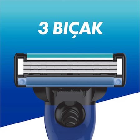 Mach 3 Başlıklı Tıraş Bıçağı 4 Adet Hassas Tıraş Deneyimi