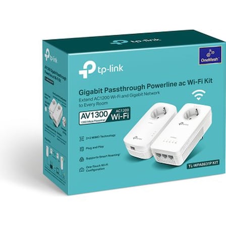 Tp-Link TL-WPA8631P KIT Gigabit Powerline Adaptör 1300 Mbps Priz Özellikleri ile Yüksek