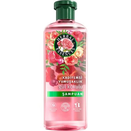 350 ml Gül Kokulu Şampuan, Kadifemsi Yumuşaklık ve Doğal İçerik