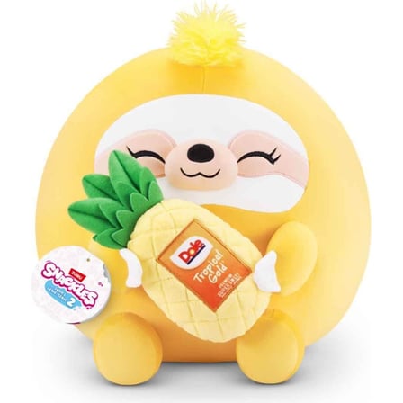 Peluş Sloth ile 35cm Boyutunda Abur Cubur Seti