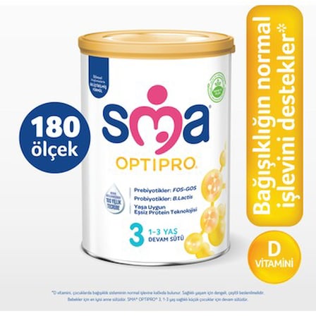 Probiyotikli 800 gr Devam Sütü, 1-3 Yaş Arası Bebekler İçin Zengin İçerik