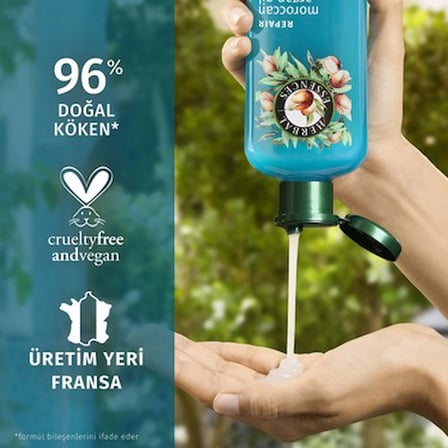 Onarıcı Argan Yağı İçeren Saç Şampuanı, Besleyici ve Nemlendirici