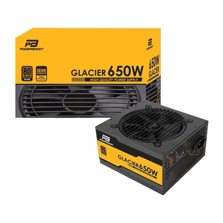 650W 80+ Bronze Modüler ATX Güç Kaynağı, 12cm Fan ile Sessiz Çalışma