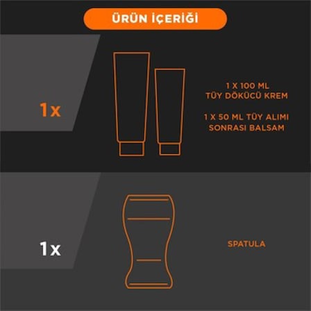 Tüy Dökücü Krem Seti 100 + 50 Ml Hızlı Etki