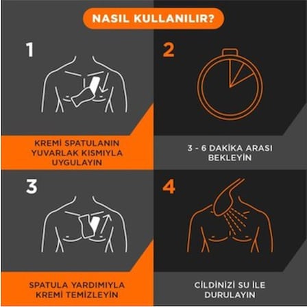 150 ml Duşta Hızla Etki Eden Erkek Tüy Dökücü Krem, Kolay Uygulama