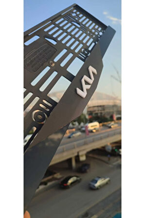 Kia Model Uyumlu Pleksi Piona Black Mat Plakalık