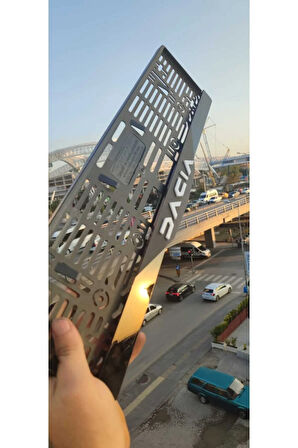 Dacia Model Uyumlu Pleksi Piona Black Mat Plakalık