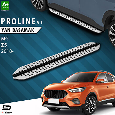 S-Dizayn MG ZS OEM Still Pro V1 Aluminyum Yan Basamak 173 Cm 2018 Üzeri A+ Kalite