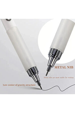 M&G 0.7mm Beyaz Premium Otomatik Kalem Seti, Öğrenciler İçin Tasarlanmıştır