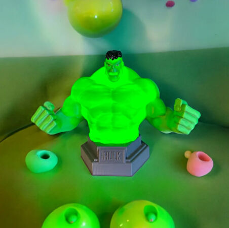 Hulk Figür Gece Lambası Masaüstü Gece Lambası Çocuk Odası Dekoratif Lamba
