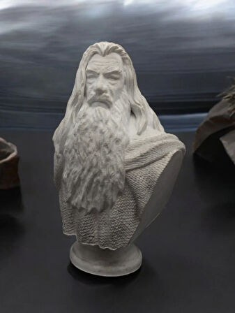 Gandalf Figürü Büstü Dekoratif Biblo
