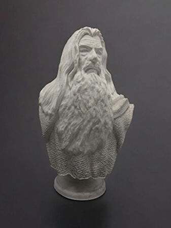 Gandalf Figürü Büstü Dekoratif Biblo