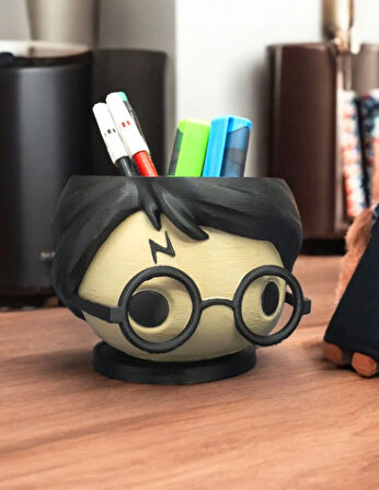 Harry Potter Figürlü Kalemlik, Fırçalık & Masaüstü Organizer – Koleksiyonluk, Hogwarts Temalı Ürün