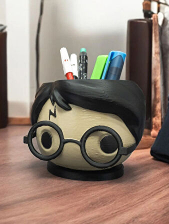 Harry Potter Figürlü Kalemlik, Fırçalık & Masaüstü Organizer – Koleksiyonluk, Hogwarts Temalı Ürün