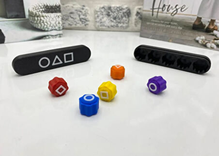 Squid Game 5 Taş Oyunu - İçi Taş Dolgulu ve Özel Kutulu Gonggi Oyun Seti