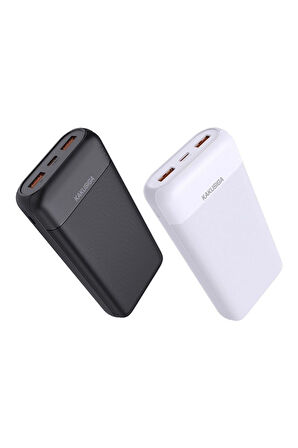 20000 mAh 3 Portlu Powerbank 22.5W Hızlı Şarj Desteği Taşınabilir Şarj Cihazı - KAKUSIGA