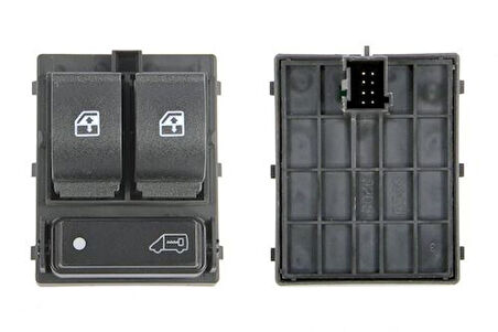 MGA 31126 Cam Açma Anahtarı Sol Çiftli Kilit Düğmeli Siyah Fiorino- Doblo-Ducato YM Bipper-Nemo 735461275