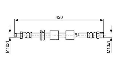 Mga 51912 Ön Fren Hortumu E34 88-96