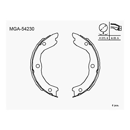 El Fren Balatası X-trail 2001-2007 T30 Kasa
