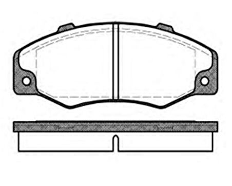 MGA 55132 Ön Fren Disk Balata WVA 21016 21086 21087 Renault 21-Concorde 7701203069